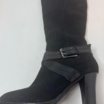 CHAPS Candace Black Knee High Zip Up Boots Size 8B Photo 6