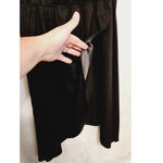 Victoria's Secret VS Satin Lace Faux Wrap Black Dress Size Small Photo 7