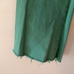 Judy Blue  Teal Green Garment Dyed Bootcut Frayed Jeans Women's size 11 / 30 Photo 4