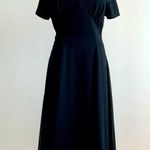 Vintage fit and flared black dress sz 10 Photo 0