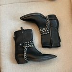 Free People  Aiden Western Chain Moto Cowboy Boots- 8 Photo 2