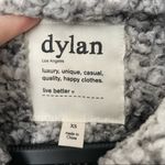Dylan  Cozy Plaid Sherpa Button Up Jacket Black/White Sold on Evereve Size XS Photo 2