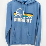 Marmot Coastal Getaway Blue Logo Pullover Hoodie Women's Size Medium M Photo 10