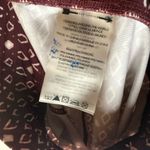 Anthropologie The Upside Tights Size S MaroonSmall Geometric Print Photo 1