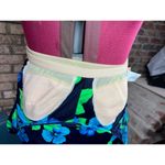 La cove swimsuit floral modesty panel skirtlet blue green Size 12 Photo 10