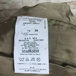 Armani Collezioni  Dress Womens 2 Lamb Leather Sleeveless Taupe Fitted Photo 10