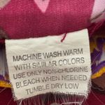 Silky Soft Scrubs Women Top XL Burgundy Pink Floral Microfiber Workwear Uniform Photo 5