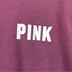 PINK - Victoria's Secret NWOT PINK Purple/Plum Waffle Long Sleeve T-shirt Warm Shirt Size Extra S… Photo 2