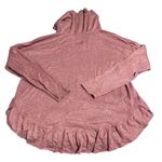 Maeve by Anthropologie Addie Ruffle Hacci Pullover Sweater Mauve Size Small Pink Photo 2