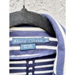 Ralph Lauren Long Sleeve Striped Notch Lapel Blazer Jacket Blue White Women's 10 Photo 4