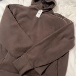 EXPRESS chocolate brown hoodie Photo 1