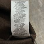 Michael Kors Faux Leather Two Tone Brown Zipper Front Dress Size 2 Photo 13