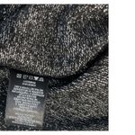 Sanctuary  Black/Silver Knit V-Neck Sweater Womens Size S Metallic V-Neck Stretch Photo 5