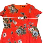 Black Halo  Jodee Red Floral Sheath Dress Women’s Sz 18 Short Sleeve‎ Knee Length Photo 10