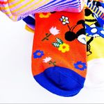 Disney Minnie Mouse Womens No Show Socks Flowers Sun Floral Colorful Fun Gift Photo 5