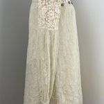 Anthropologie  Ivory Verb Josephine Lace Tunic Long Sleeve Mini Dress Small Photo 6