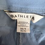 Athleta  Trekkie North Jogger Pants Light Blue Zip Pockets Travel Size 14 Tall Photo 5