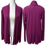 Ann Taylor Women's Purple Long Sleeve Open Front Cardigan Shirt Size SP Photo 1