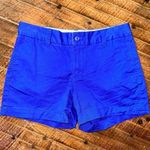 Gap Khakis by the 4” bright blue flat front chino shorts Photo 0