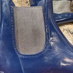 Ralph Lauren Pull on Rain Boot Blue Metallic Muck Boots Womens Sz 6 Photo 7