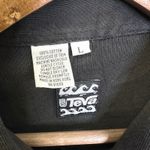 Teva Vintage  Long Sleeve‎ Polo Black Size L Photo 2
