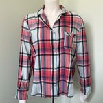 Victoria's Secret Victoria’s Secret Plaid Light Blue Pajama Set SM Photo 0