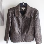 Women's Textured Leather Jacket Photo 0