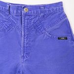 Vintage 80s Ozark Mountain Purple Denim Shorts Size 24 Photo 3