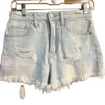 Material Girl  * distressed* Fringe hem * Denim Shorts Sz 5 NWT Photo 0