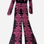 For Love & Lemons Free People Temecula Embroidered Bodysuit Jumpsuit in Size XS Photo 3