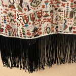 LuLaRoe MONROE Size SMALL Fringe Kimono Wrap Coverup Boho Ethnic Earthy Photo 12