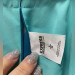 EXPRESS Barcelona cami large tank two toned turquoise blue soft thin straps Photo 5