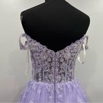Sherri Hill  55500 Lilac Purple Sz 8 Photo 4