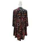 LuLaRoe Black Multi-Color Paisley Print Open Front Short Sleeve Cardigan Size S Photo 6