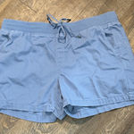 Orvis  Women's Cotton Shorts Blue Size XL Elastic‎ Drawstring Photo 0