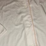 Rae Dunn Cream Bride embroidered sleep Shirt with Pink Accents size small new Photo 2