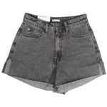 We Wore What The Boyfriend Short Washed Grey 24 NWT Photo 0