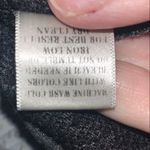 Very J  gray & black‎ hooded cross cross long sweatshirt small Photo 5