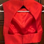 Dave and Johnny Red And Floral Two Peice Homecoming Dress Photo 4