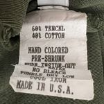 Russ Berens Shirt Women XS Olive Green Basic Layering Neutral Minimalist Vintage Photo 6