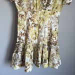 ALEMAIS linen floral mini dress 8 Green Photo 8