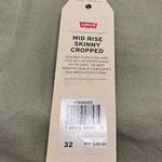 Levi's Levi’s Mid Rise Skinny Cropped Jeans Slim Fit Stretch Cotton waist 32 Photo 2