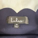Lulus Women's Medium Tip The Scallops Navy Mini Dress Cute Dainty Career Photo 6