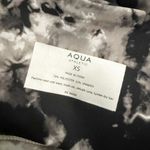 AQUA  ATHLETIC | White Gray Black Tie Dye High Waist Leggings Soft Silky | XS Photo 8