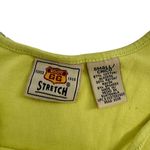 Route 66 Vintage Stretch Y2K 90s Vibrant Green Keyhole Camisole Tank Top Small Photo 6