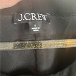 J.Crew  Shift Dress Button Front Size Small Black Drapey Crepe Minimalist Photo 3