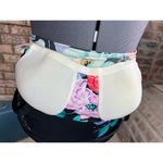 one piece swimsuit floral Vintage 1980s modesty panel Green Size 18 Photo 7