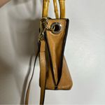 Vince Camuto  Tan‎ Leather Circle Handle Crossbody Bag Small CP Photo 6