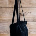  diaper bag black stamped Laura Ashley everywhere with 2 pockets Photo 0