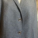Tommy Hilfiger  NVI blazer striped navy blue white long sleeve suit jacket nwt XL Photo 4